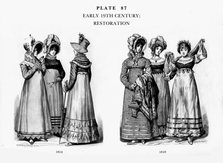 Planche 87a Debut XIXe Siecle - La Restauration - Early 19Th Century - Restoration.jpg